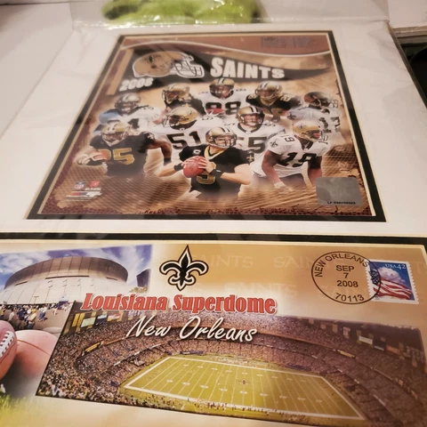 New Orleans Saints NFL 2008 Postal Memorabilia Cancelled Envelope USPS Sealed Cover