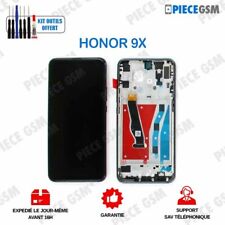 ECRAN LCD + VITRE TACTILE + FRAME pour HUAWEI HONOR 9X + outils + colle