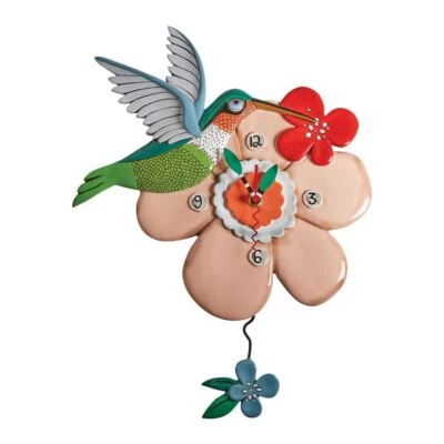 Allen Designs Pretty Bird HummingBird Wall Clock 6012491 - Image 1 of 2