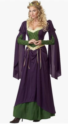 Lady In Waiting Medieval Renaissance Women Cosplay Costume Large (10-12) - Image 1 of 4