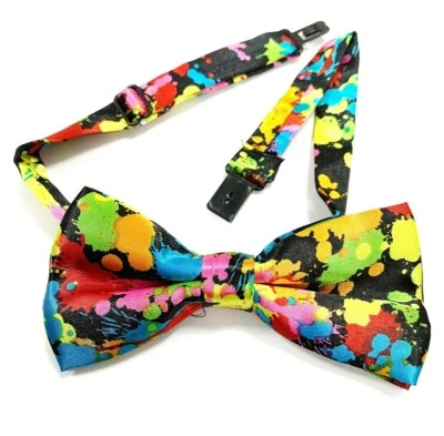 Vestido extravagante anos 1980 acessório fantasia respingo Reino Unido - Imagem 1 de 2