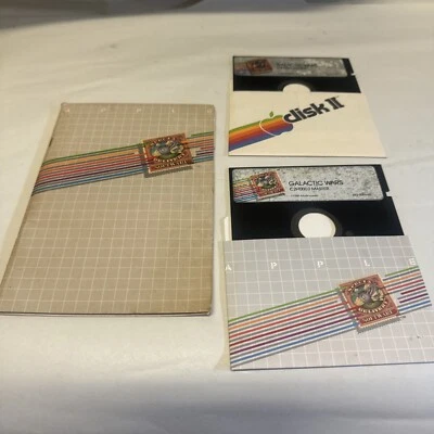 Vintage Apple II Game GALACTIC WARS 1981 - Image 1 of 4