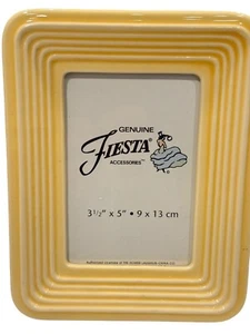 Genuine Fiesta Accessories Yellow Picture Frame For 3.5” x 5” Photos By The West - Picture 1 of 4
