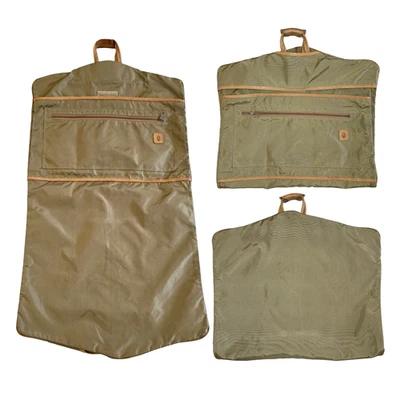 Bolso de Mano Plegable HARTMANN Caqui Nylon Bronceado Cinturón Cuero Foto 1 de 4