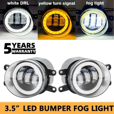 2 个前保险杠 LED 雾灯适用于丰田 Venza 2009 2010 2010 年 11 - 2015 年驾驶灯 — 第 1/4 张图片