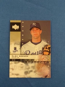 2007 Upper Deck Future Stars Alex Gordon RC Rookie MVP Prospects SP 142/500 - Picture 1 of 2