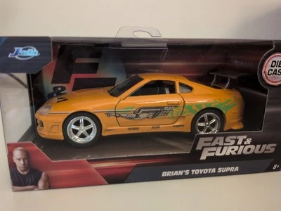 Jada Toys Fast & Furious: Brian's Toyota Supra (Orange) 1/32 Scale - Image 1 of 2