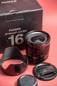 Objetivo Fujinon XF 16mm F1.4 R WR sin usar, estado perfecto embalaje original - Imagen 1 de 8
