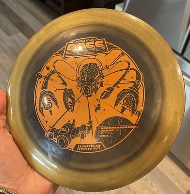 Hard2find Halo Boss, Jeremy Koling Tour Series Gnarly Gold Swirl, No Ink, 9.5/10 - Image 1 of 4