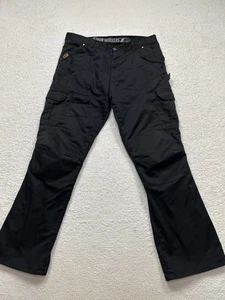 Pantalones utilitarios negros BILT Jeans para adultos 38 Reg hechos con Kevlar Iron Workers - Imagen 1 de 11