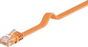 5x CAT 6 Netzwerkkabel Flachkabel; CAT FLAT 6-0150 U/UTP ORANGE 1.5m - Afbeelding 1 van 6