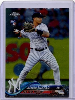 2018 Topps Chrome Gleyber Torres #HMT26 Rookie RC New York Yankees Foto 1 de 2