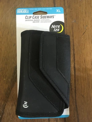 Nite Ize Clip Case Sideways Rugged Universal Holster XL Black NEW - Image 1 of 2