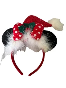 Walt Disney World Y2K Christmas Minnie Mouse Ears Headband - Picture 1 of 2