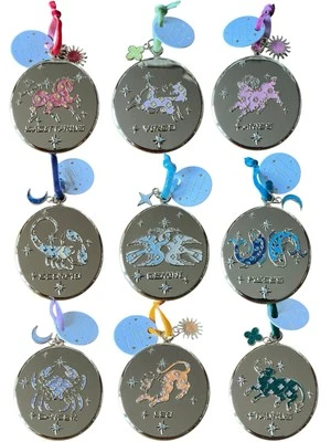 Anthropologie x Lou Benesch Metal Stargazer Zodiac Ornament Gold Colour RRP £18