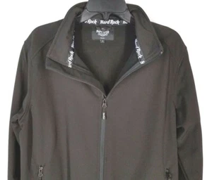 HARD ROCK Biloxi Men's Outdoor All Weather Jacket Size Large (L) Black Full Zip - Picture 1 of 1