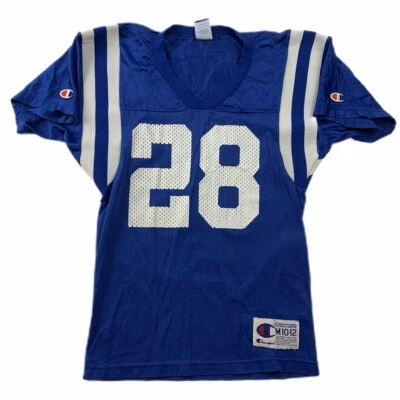 Camiseta Campeón Marshall Faulk Indianapolis Colts NFL Talla Juvenil Mediana De Colección Foto 1 de 4