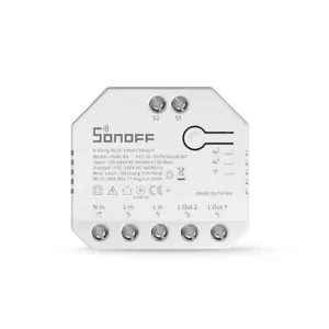 Sonoff Dual R3 Domotica 2 Canali Tapparelle Controllo Consumi Wifi Alexa Google - Foto 1 di 4