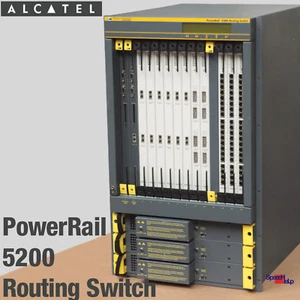 ALCATEL POWERRAIL 5200 Routing Commutateur Gigabit 1000BASE St SX Tx 100BASE - Photo 1/1