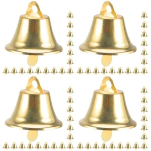 64 pcs Metal Bells Ringing Bells Multi-use Craft Bells Wind Chime Making Bells - Zdjęcie 1 z 12