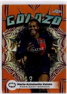 Marie-Antoinette Katoto 2023-24 Topps Chrome Golazo arancione da donna #GZ-6 #18/25 - Foto 1 di 2