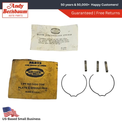 1940-1959 Dodge Chrysler Clutch Gear Synchronizer Plate & Spring 1450736 NOS. - Image 1 of 4