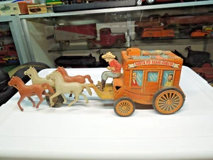 Vintage Santa Fe Stage Coach 12" long - Picture 1 of 4