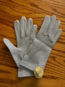 Vintage Stetson brand Womens Silver evening Gloves New Estate - Picture 1 of 5