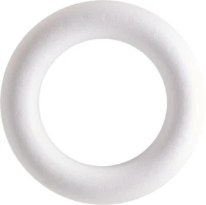 Styroporring flach,weiß Ø ca. 30cm - Bild 1 von 12