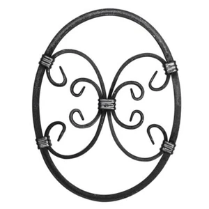 Adorno de hierro forjado hierro forjado 320x250mm rejilla para barandilla val... - Imagen 1 de 2