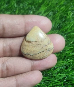 Cuadro corazón cabujón jaspe piedra preciosa natural única 28,5X28X6 mm 30,00 quilates - Imagen 1 de 6
