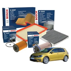 Kit Tagliando 4 Filtri Bosch Vw Golf VII (5G1, BE1) 2.0 TDI Kw 110 Cv 150 - Imagen 1 de 11