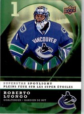 2008-09 Mcdonald's Upper Deck Superstar Spotlight Roberto Luongo #IS9