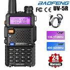 Baofeng UV-5R UHF VHF Dual Band Walkie Talkies 5W Two Way Ham Radio Long Range