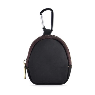 Estuche para auriculares Bolsa Portátil Auriculares Cuero Cremallera Pequeña Cartera Monedero Foto 1 de 4