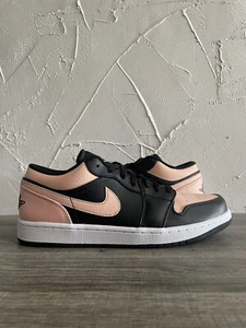 Nike Air Jordan 1 Low "Crimson Tint" Men’s Size 10.5 553558-034 Missing Lid - Picture 1 of 5