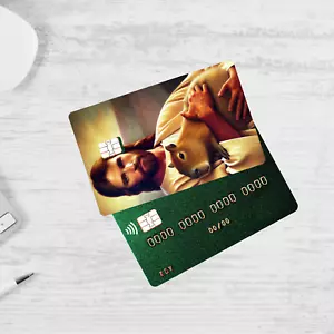 Capybara Debitkarte Skin Aufkleber Jesus hält Capybara Geschenk - Bild 1 von 1