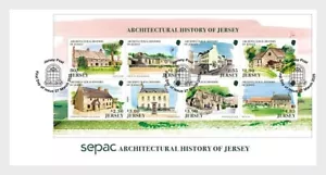 Jersey 2025 Architectural History SEPAC Architecture History building ms8v FDC - Picture 1 of 1