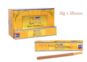 Nag Champa Satya Natural Sandal Incense 15g x 12boxes Full Box Fresh Stock!! - Picture 1 of 2