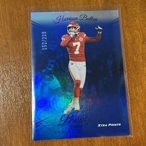 2024 Panini Prestige - Xtra Points Blue #151 Harrison Butker /299 - Picture 1 of 3