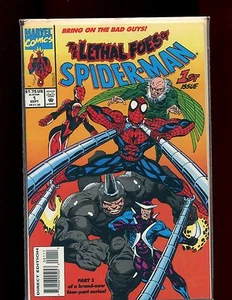 LETHAL FOES OF SPIDERMAN 1(8.0)(VF)VS RINOCERONTE-BUITRE-DOC OCK-MARVEL (b052) - Imagen 1 de 1