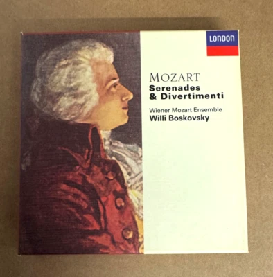 Mozart: Serenades & Divertimenti Willi Boskovsky 8 CD box set - Imagem 1 de 3