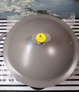 $34.99 Curtis Stone 11"Cast Aluminum All Day Chef's Pan W/Metal Steamer(Gray) - Picture 1 of 12