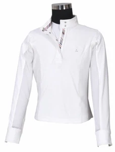 Equine Couture Children&#39;s Cara Long Sleeve Show Shirt - Picture 1 of 12