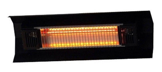 Fire Sense Indoor/Outdoor Wall-Mounted Infrared Heater, Black