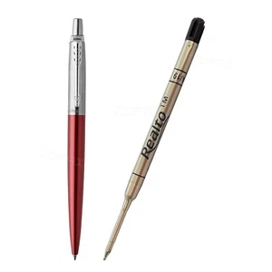 PARKER Compatible Quality 0.7mm Fine BLACK BLUE Smooth Ballpoint Refills Pack - Picture 1 of 108