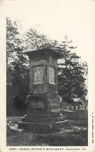 Postcard Daniel Boone's Monument Frankfort Kentucky KY UDB - Picture 1 of 2