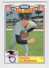 1987 Topps - Glossy All-Stars - Roger Clemens - #21 - Boston Red Sox - NrMt+