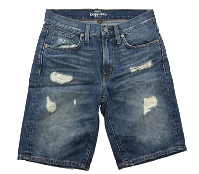 Pantalones Cortos Fossil Denim Boyfriend Tiro Medio Denim Envejecido 10” Entrepierna Talla 28 Foto 1 de 4