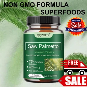 Saw Palmetto 320mg | 60 Capsules for Urinary Tract, Bladder & Prostate - Picture 1 of 5